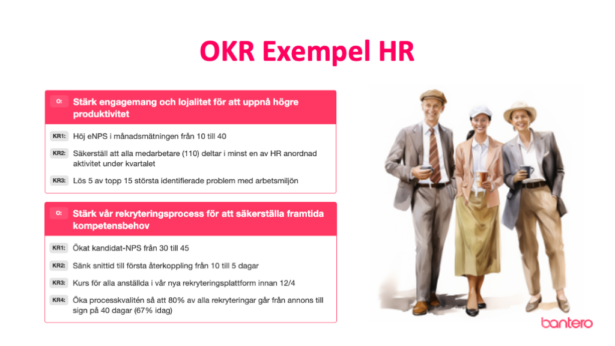 OKR exempel för HR.